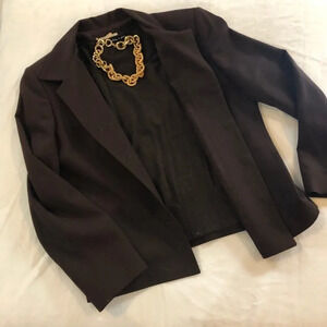 Audrey & Grace soft brown‎ sleeveless shell L